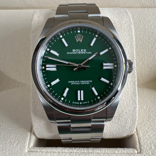 Rolex Oyster Perpetual Green Dial