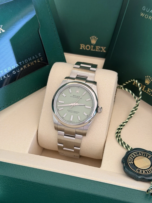 Rolex Oyster Perpetual PISTACCHIO